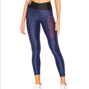P.E Nation Discus Leggings in Dark Blue